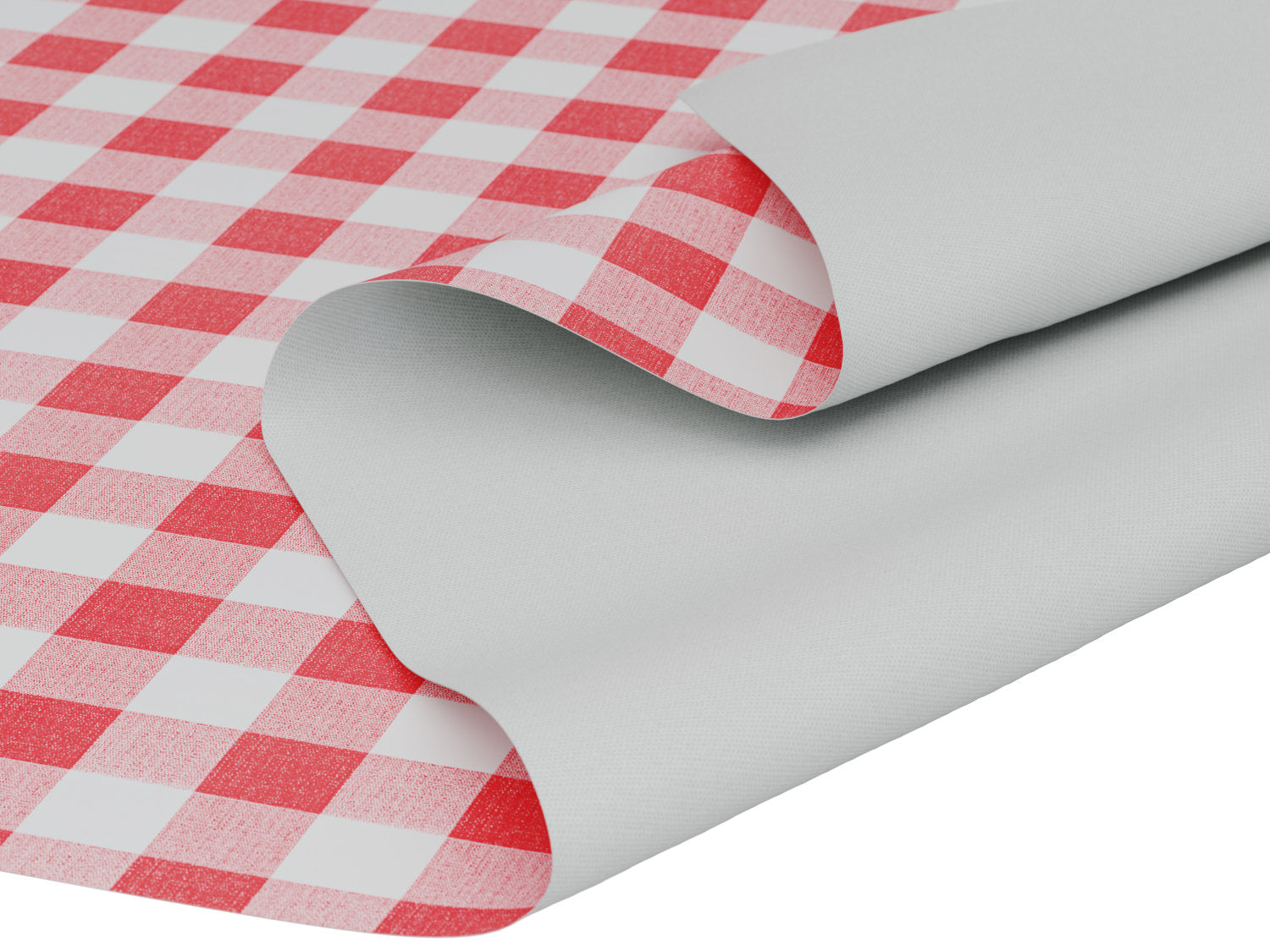 Voksdug i klassisk rød- og hvidternet mønster – tilpasses i ønskede mål