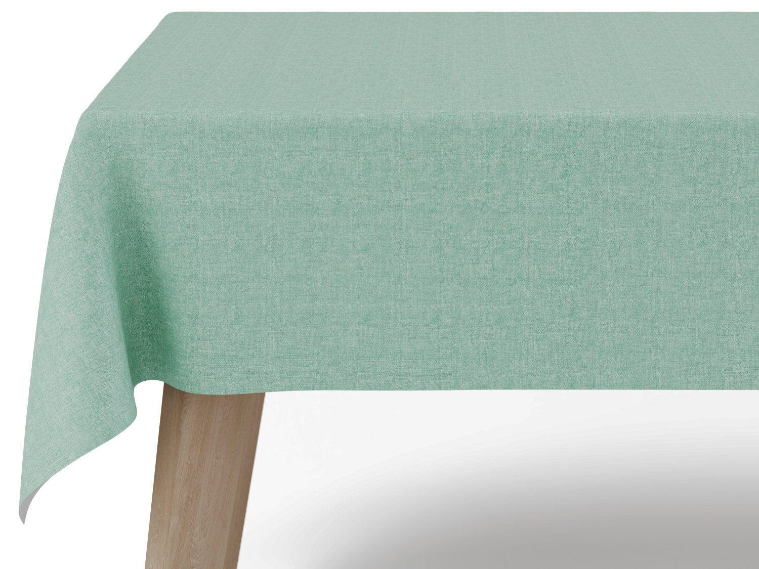 Voksdug i grøn tekstillook - tilpasses i ønskede mål og leveres rullet på rør