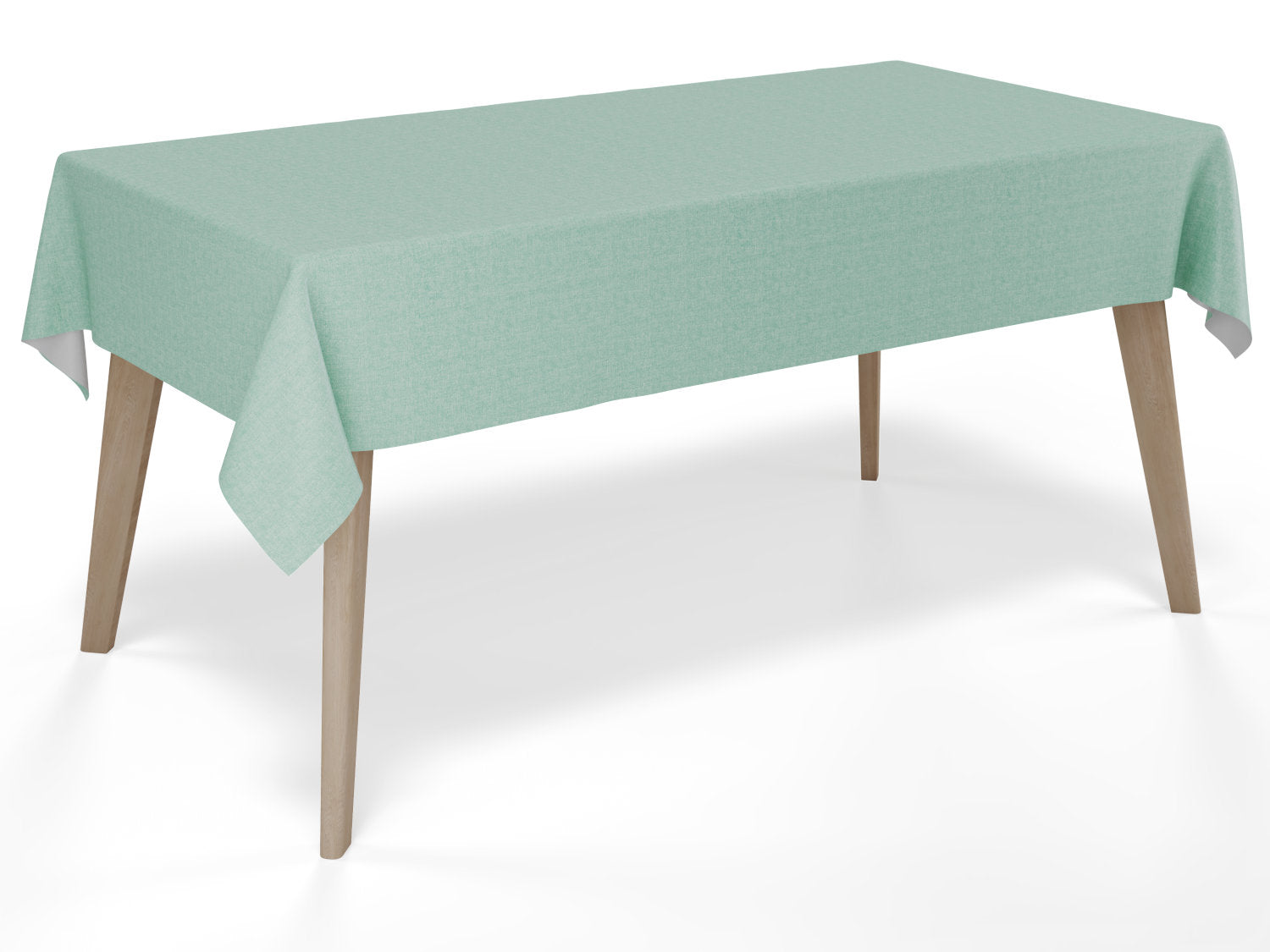 Voksdug i grøn tekstillook - tilpasses i ønskede mål og leveres rullet på rør