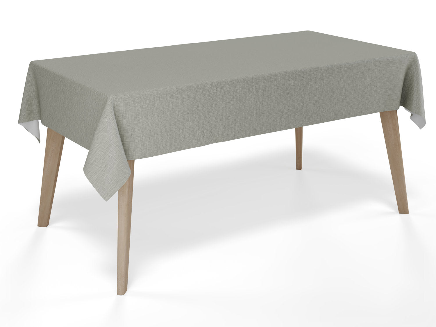 Voksdug i lysegrå tekstillook - tilpasses i ønskede mål og leveres rullet på rør