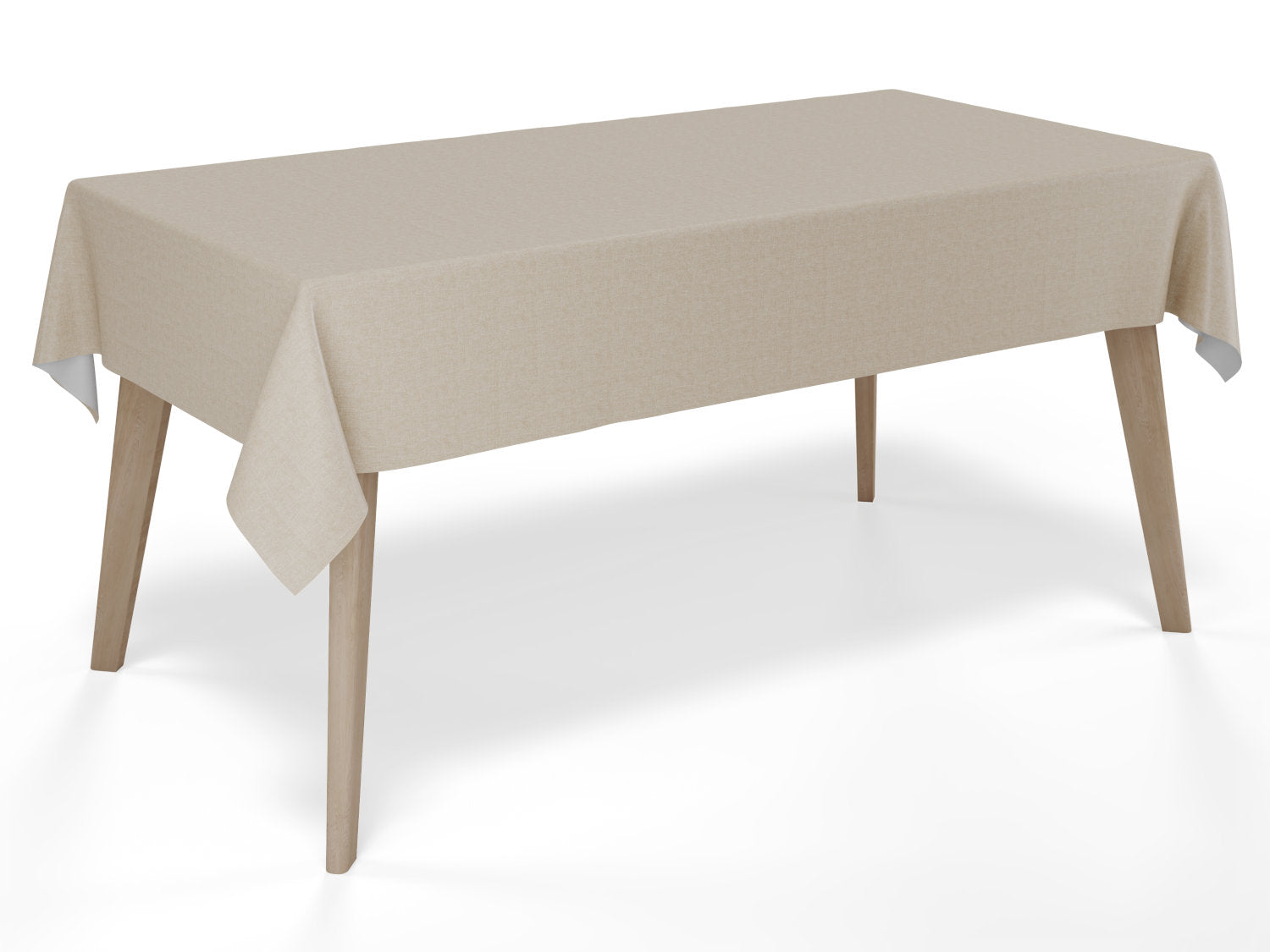 Voksdug i sandfarvet tekstillook - tilpasses i ønskede mål og leveres rullet på rør