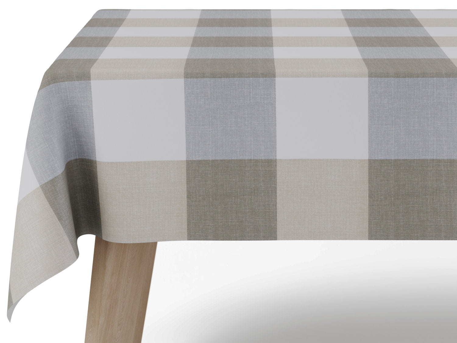 Voksdug i gråternet klassisk design - tilpasses i ønskede mål og leveres rullet på rør