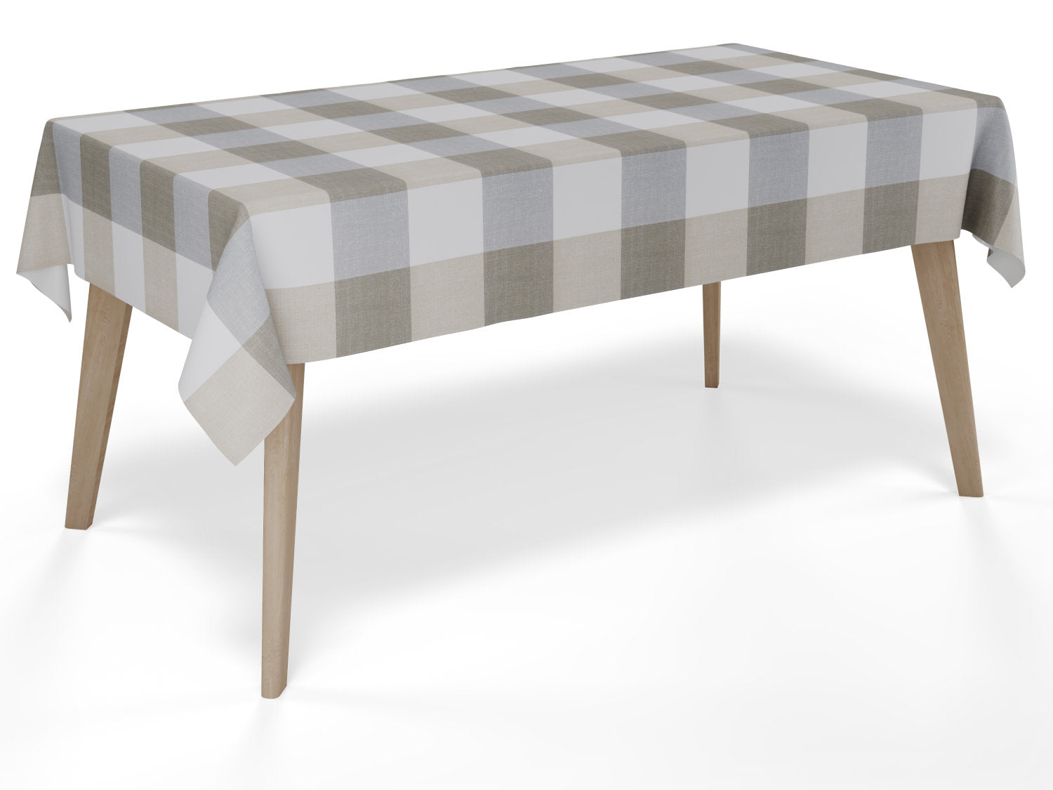 Voksdug i gråternet klassisk design - tilpasses i ønskede mål og leveres rullet på rør