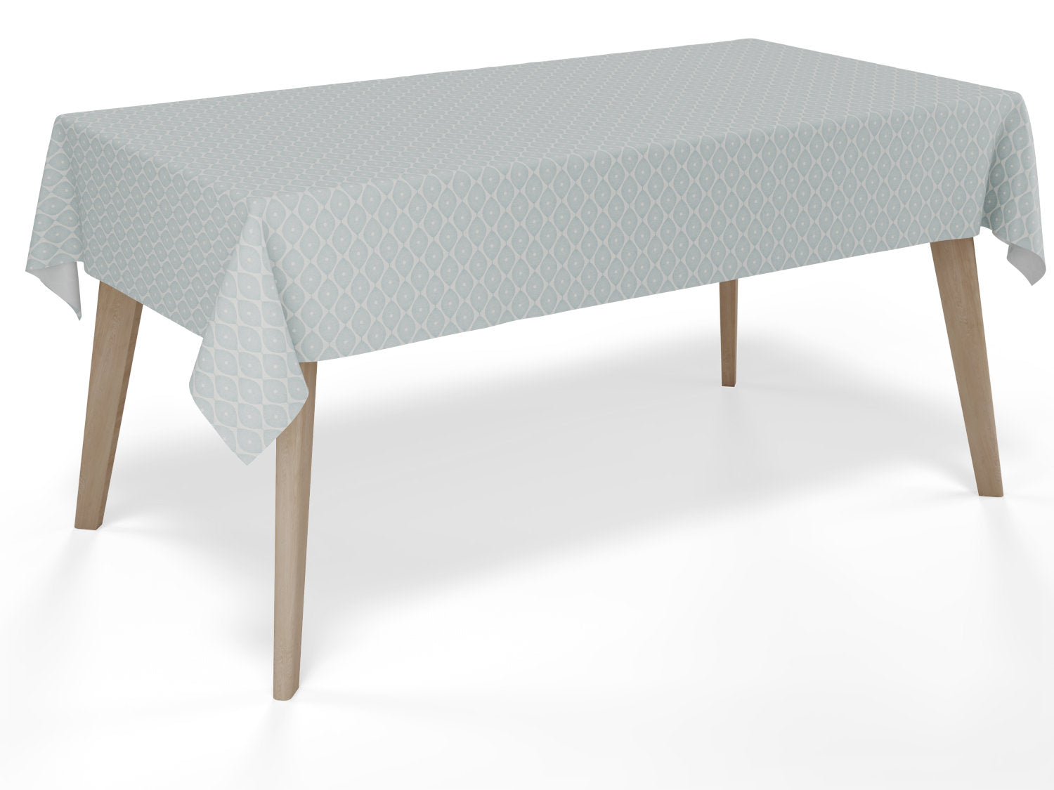 Voksdug i grå med grafisk mønster - tilpasses i ønskede mål og leveres rullet på rør