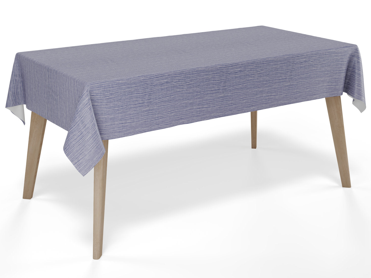 Voksdug i grå med diskret stribet mønster - tilpasses i ønskede mål og leveres rullet på rør