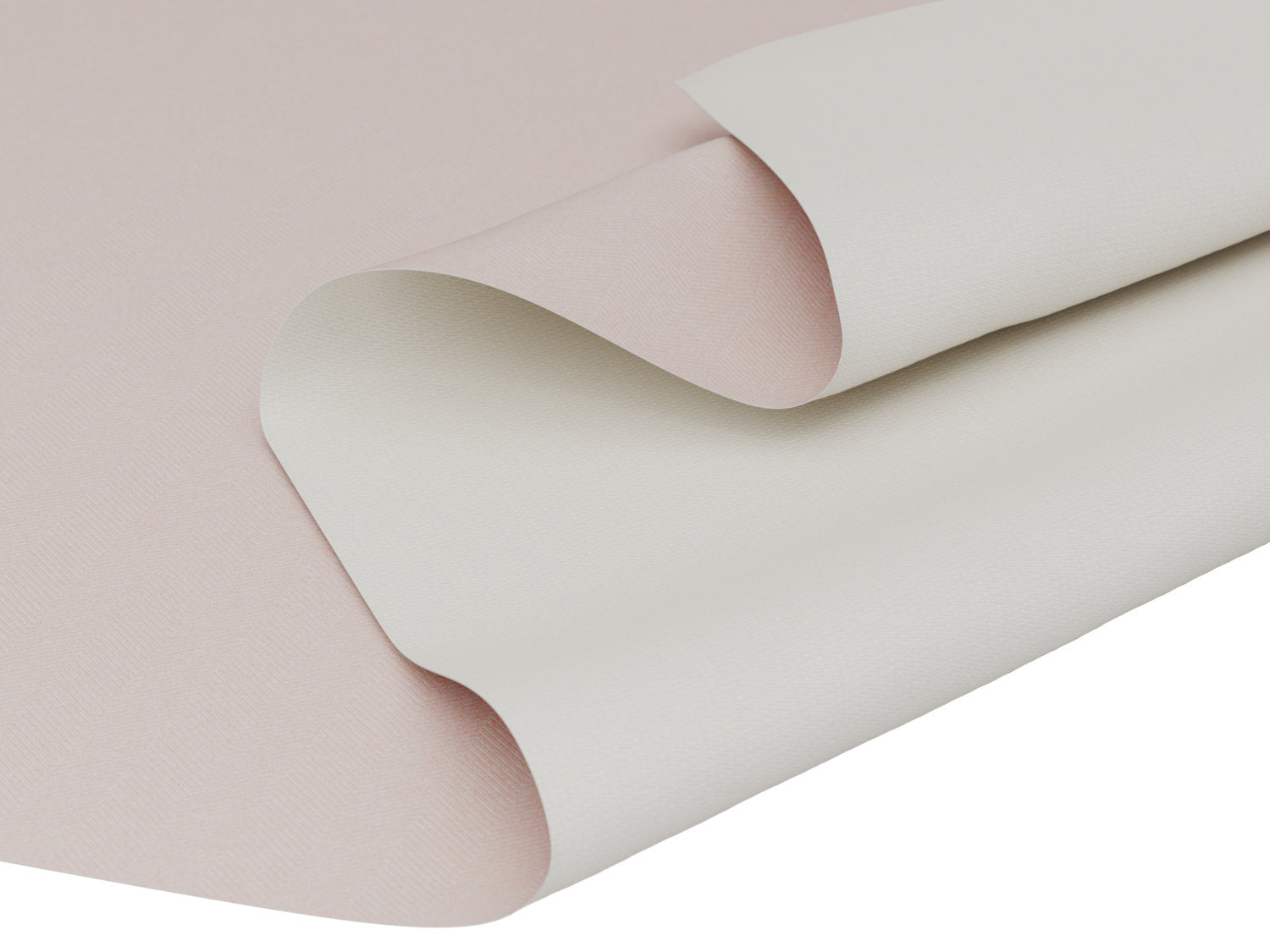 Voksdug i soft pink og grålig tone med diskret sildebensmønster - bredde 137 cm - tilpasses i ønskede mål og leveres rullet på rør
