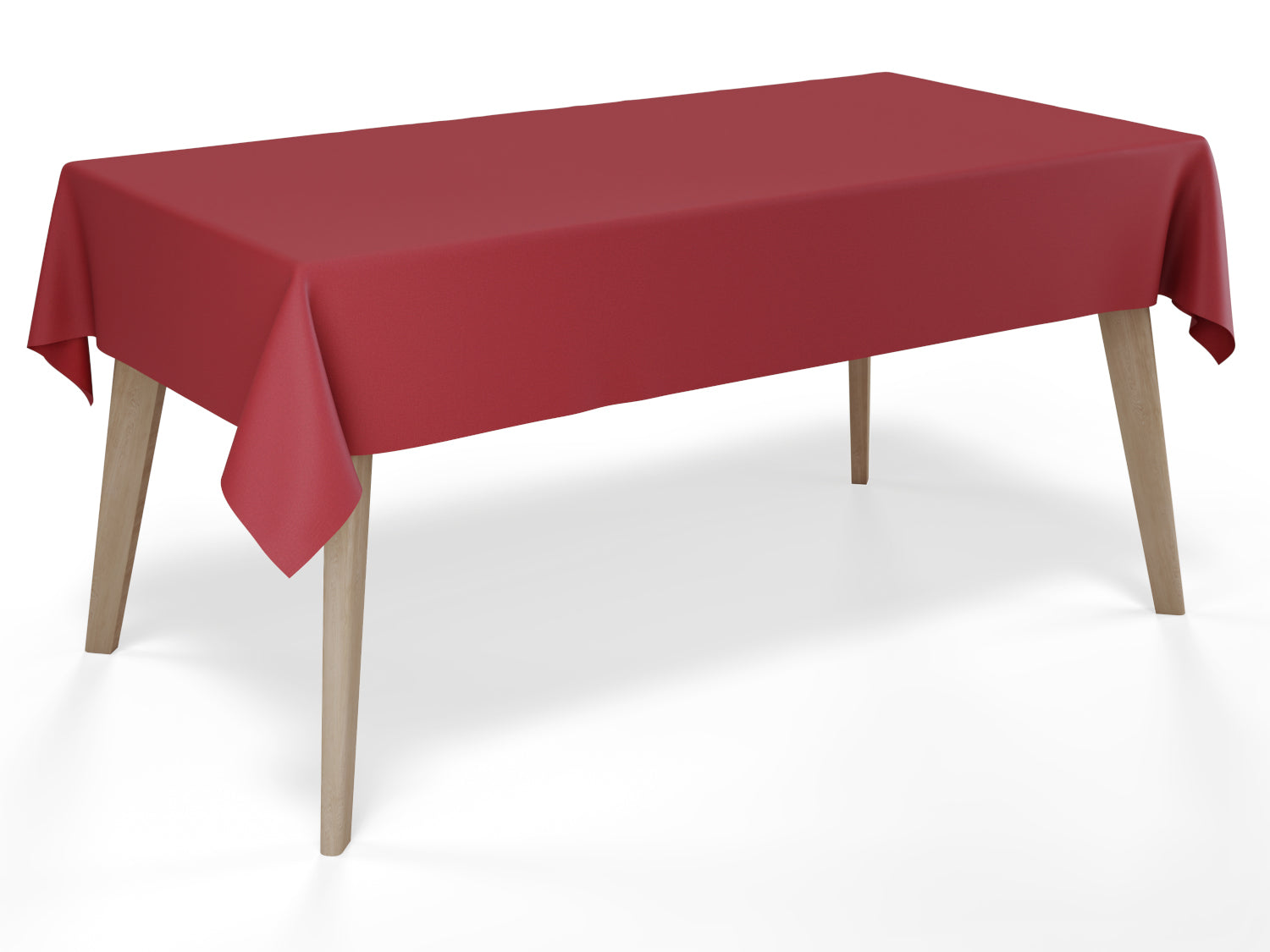 Vandafvisende akryldug i bordeaux med mat struktur – tilpasses i ønskede mål og leveres rullet på rør