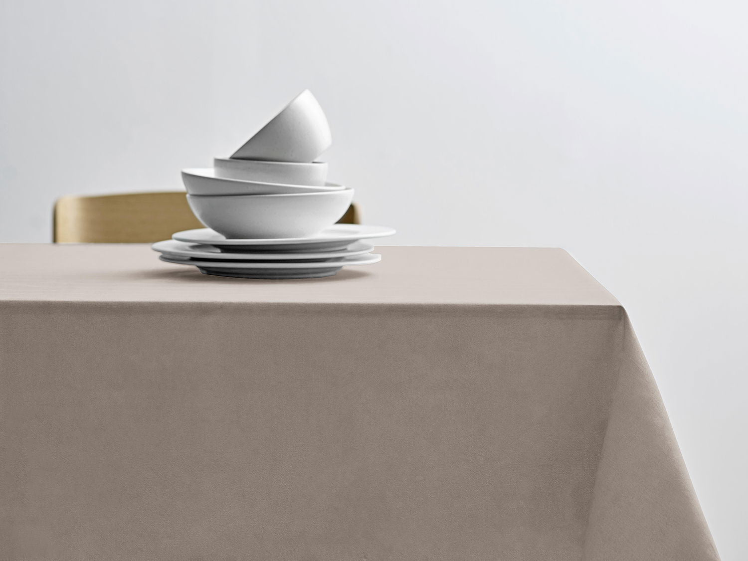 Södahl Pure Linen Dug – Natur (140 × 270 cm)