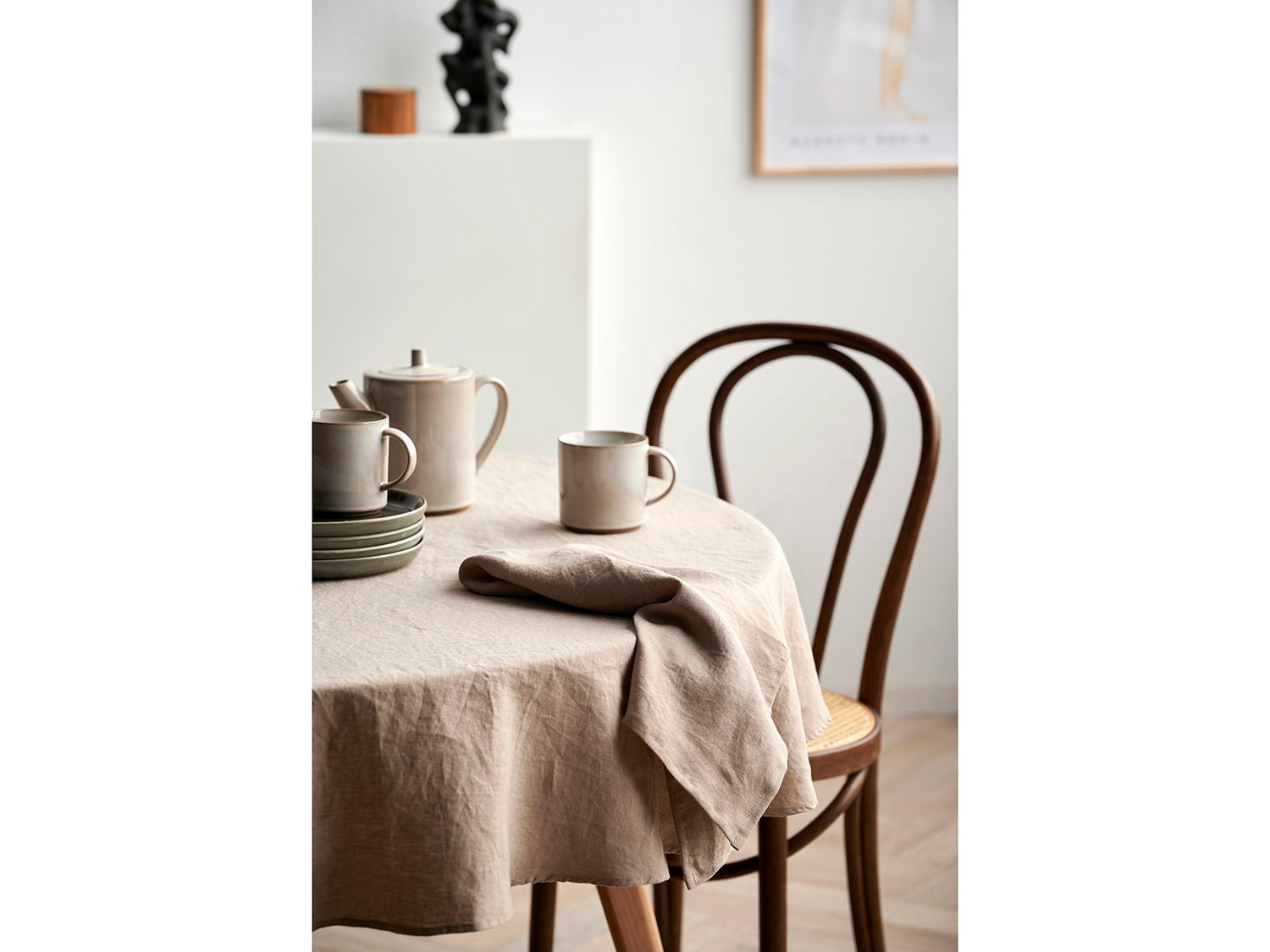 Södahl Pure Linen Dug – Natur (140 × 270 cm)