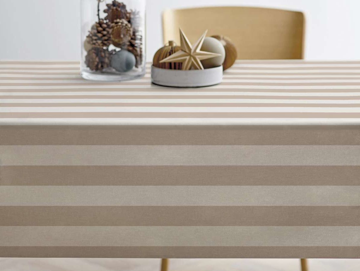 Södahl Parallel vandafafvisende akryldug i nature med antislip - tilpasses i ønskede mål og leveres rullet på rør