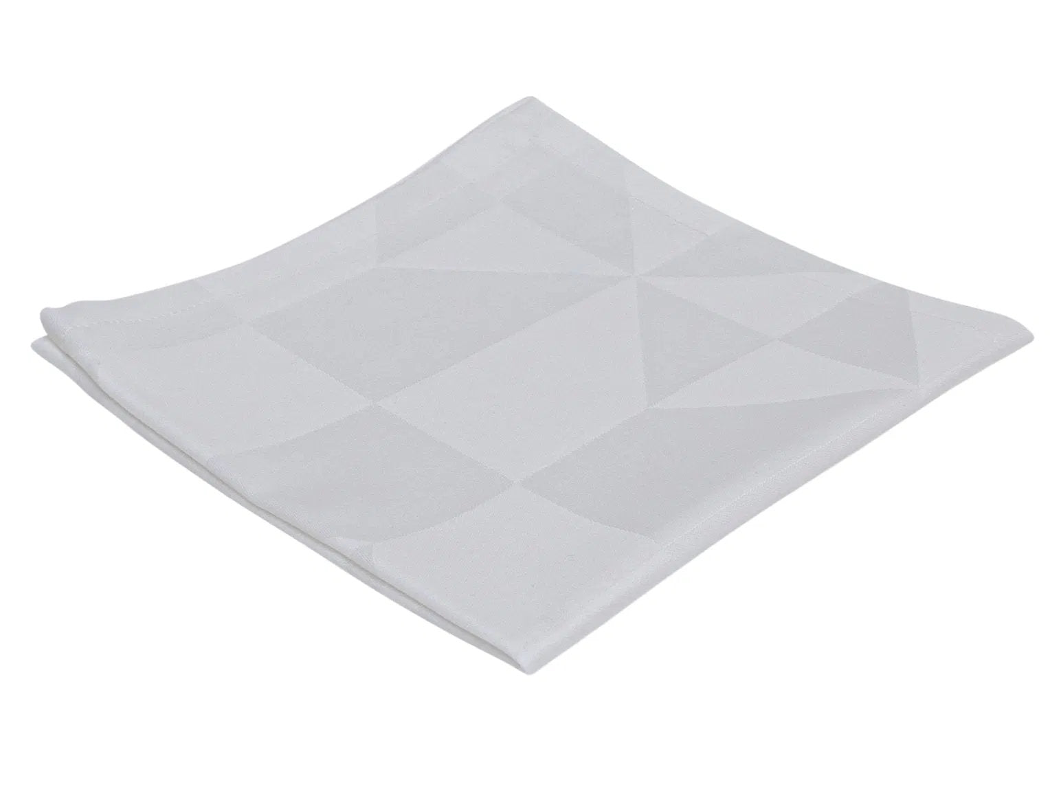Compliments Wind Damask stofservietter 45 x 45 cm – hvid