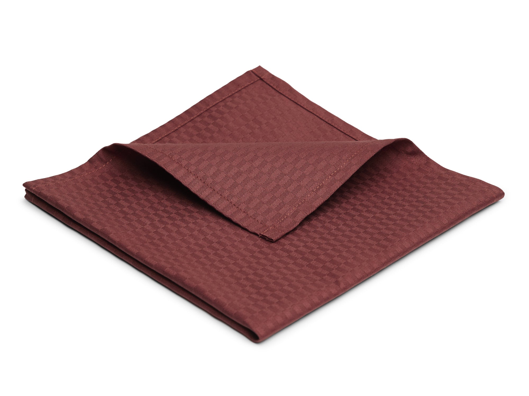 Compliments Tile Damask stofservietter – vinrød