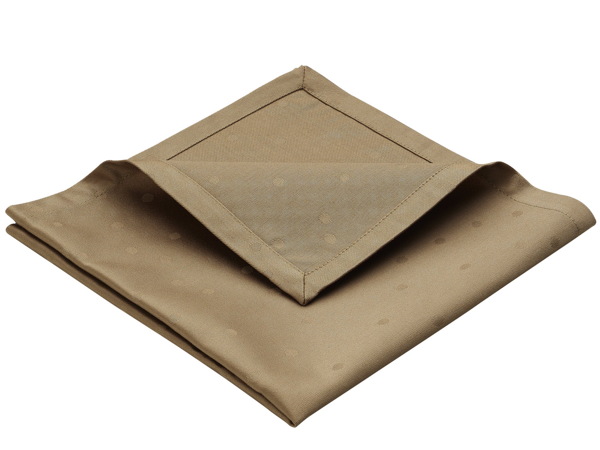 Compliments Confetti Damask stofservietter 45 x 45 cm Valnøddebrun