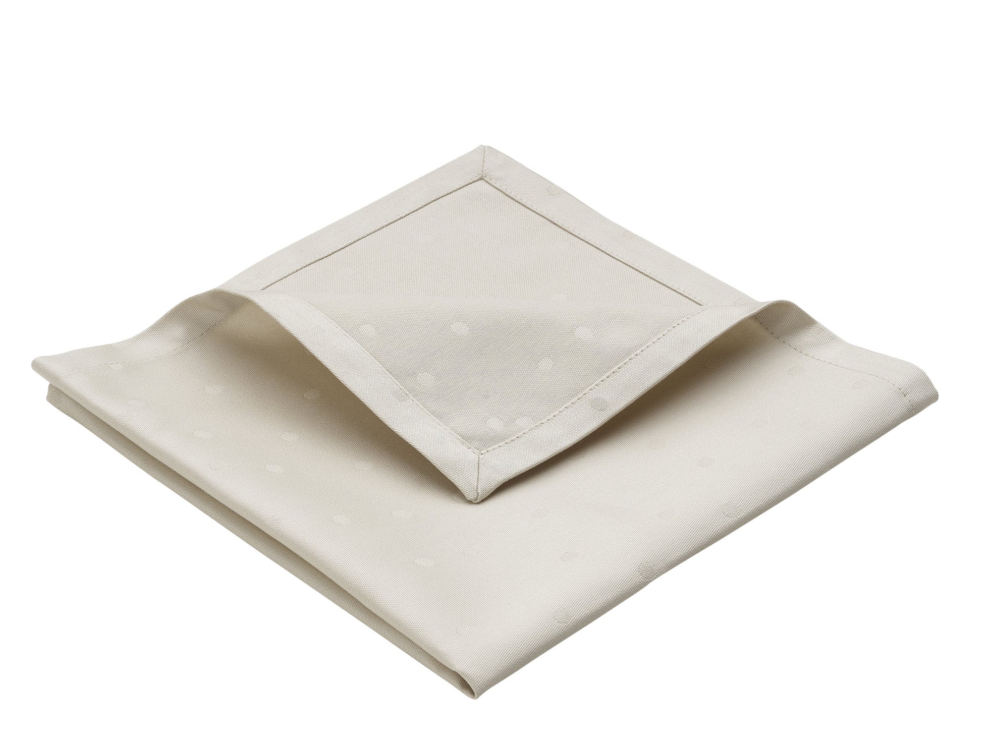 Compliments Confetti Damask stofservietter 45 x 45 cm – Cremefarvet (Moon)