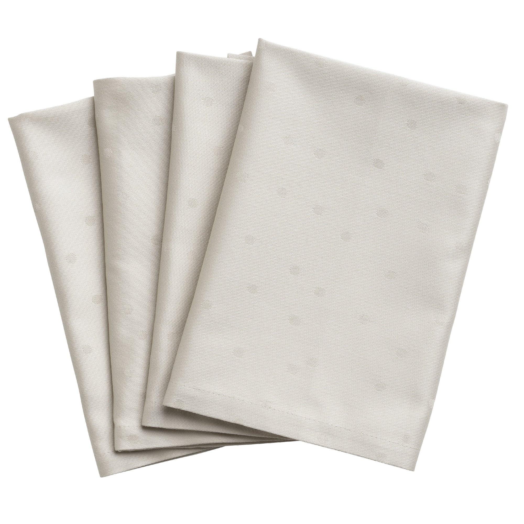 Compliments Confetti Damask stofservietter 45 x 45 cm – Cremefarvet (Moon)