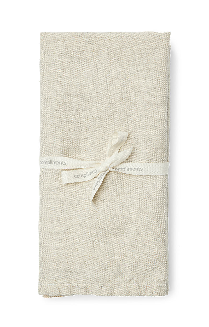 Arles hør-/bomulds stofservietter 45 x 45 cm – Linen