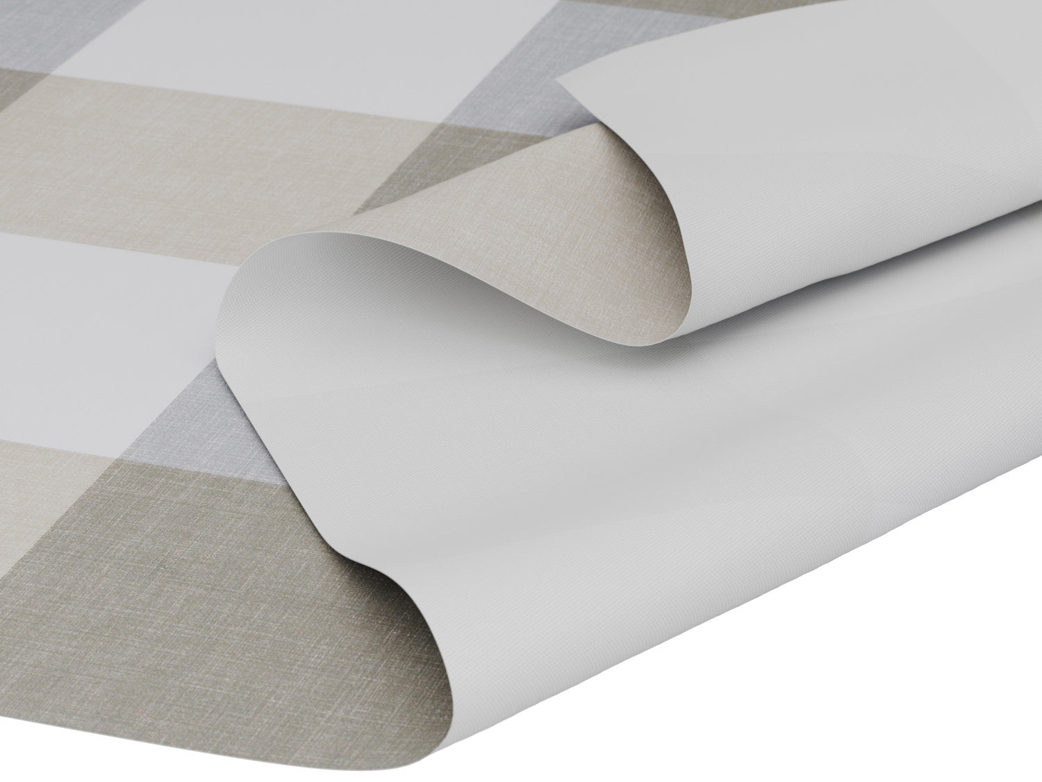 Voksdug i gråternet klassisk design -  tilpasses i ønskede mål og leveres rullet på rør