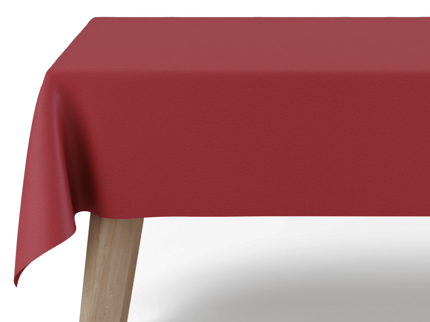Vandafvisende akryldug i bordeaux med mat struktur – tilpasses i ønskede mål og leveres rullet på rør