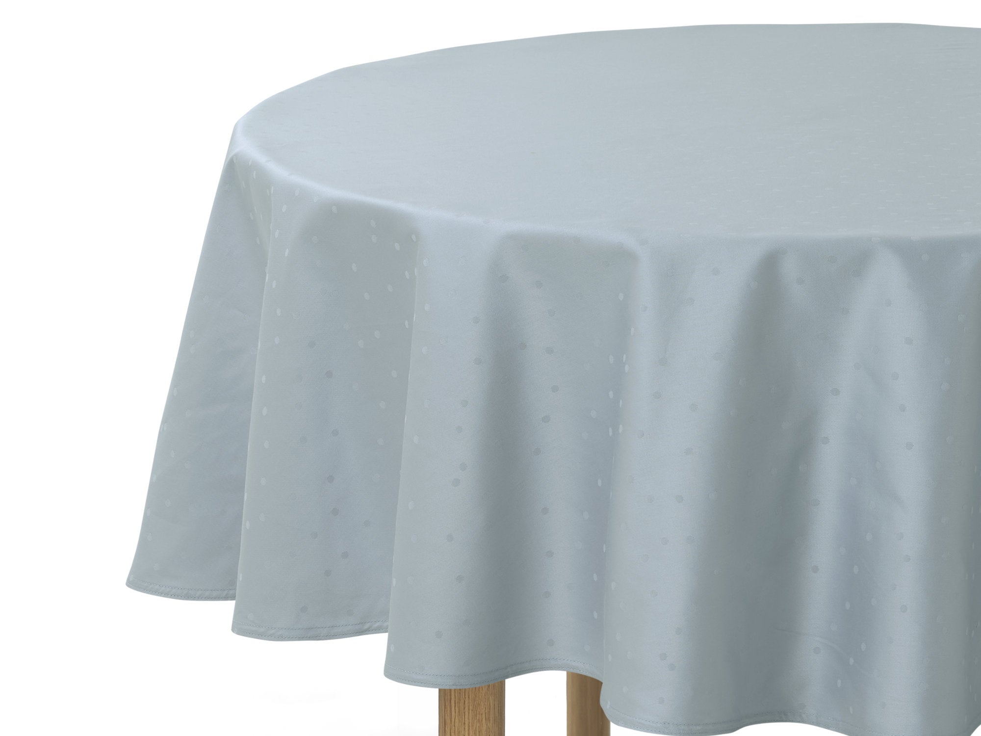 Compliments Confetti Damask dug Ø200 cm – Mineralblå