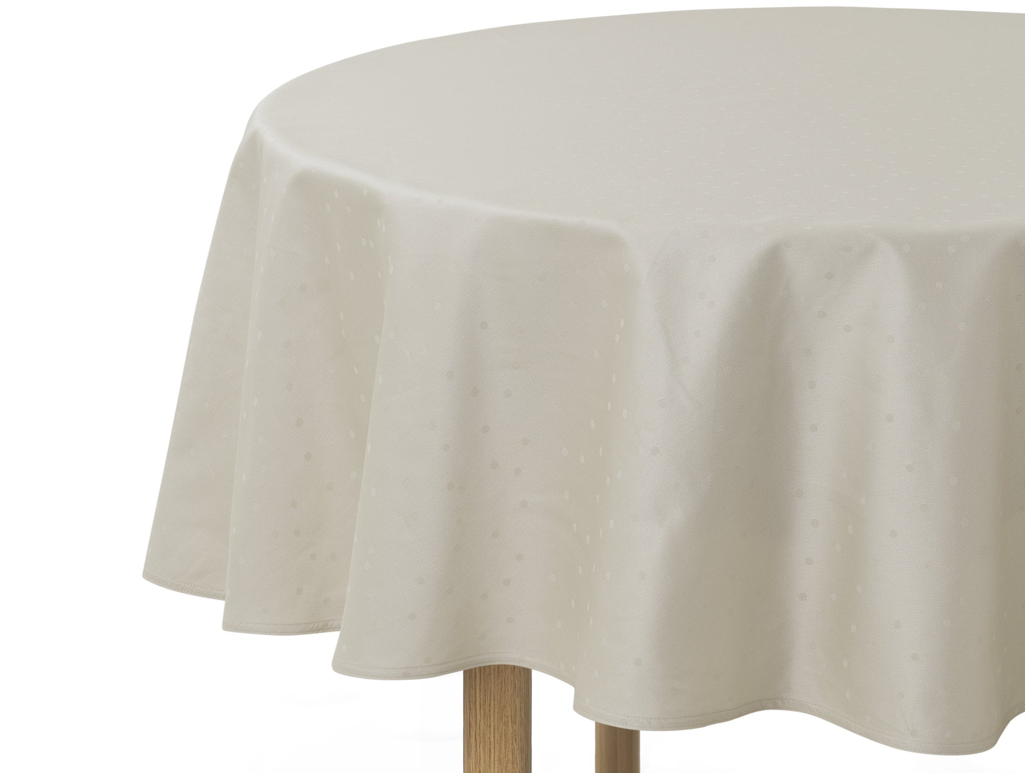 Compliments Confetti Damask dug Ø200 cm – Cremefarvet (Moon)