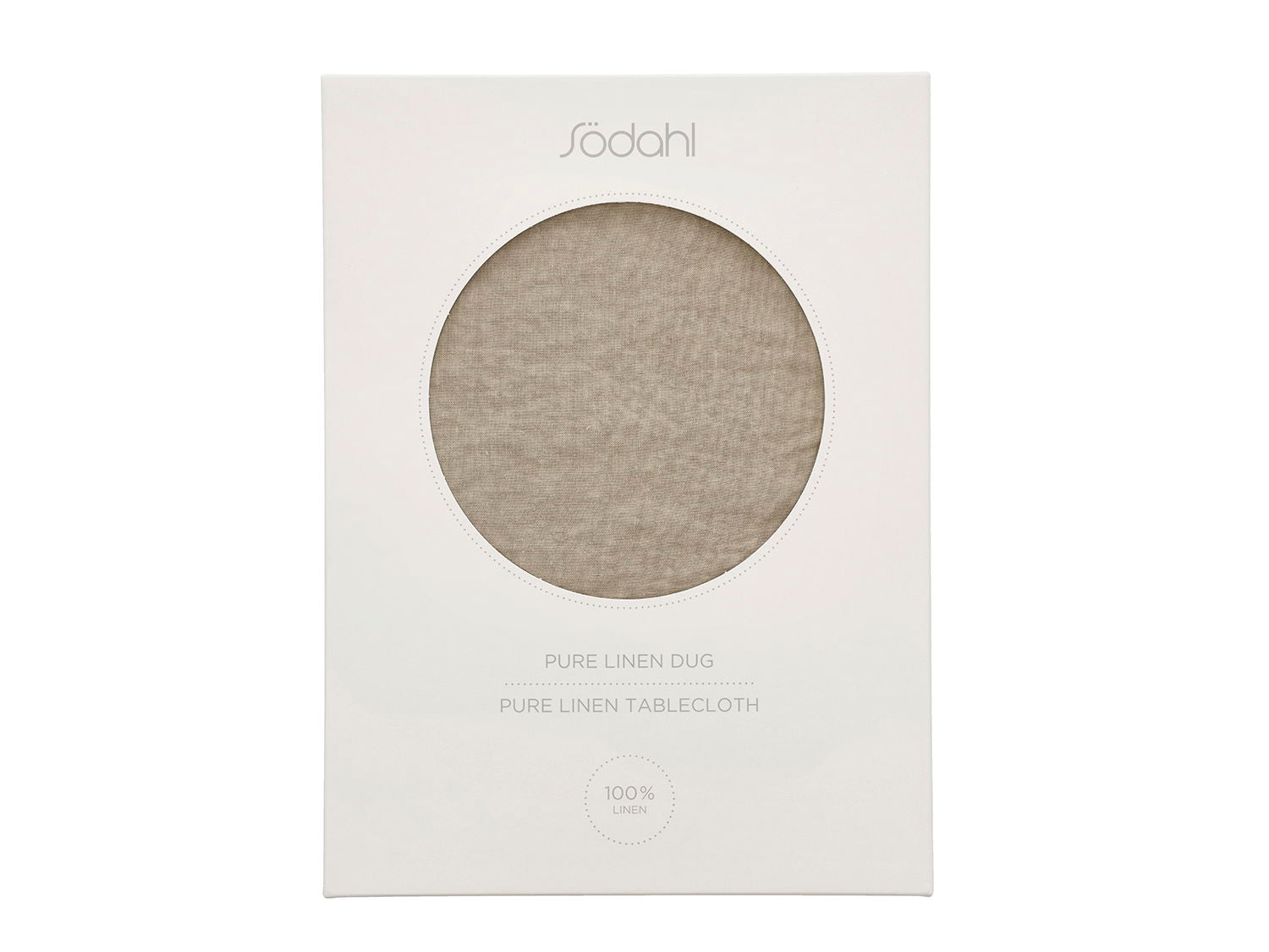 Södahl Pure Linen Dug – Natur (140 × 270 cm)
