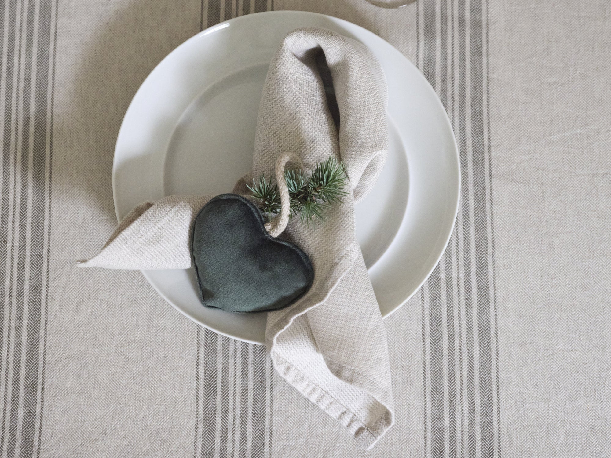 Arles hør-/bomulds stofservietter 45 x 45 cm – Linen